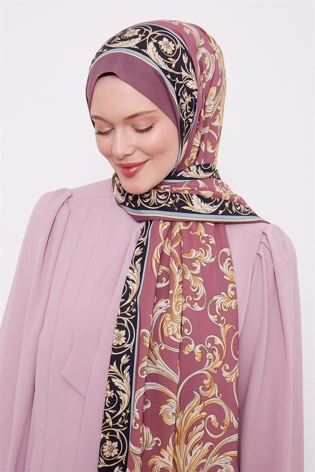 Gül Kurusu Varak Desen Love Şal