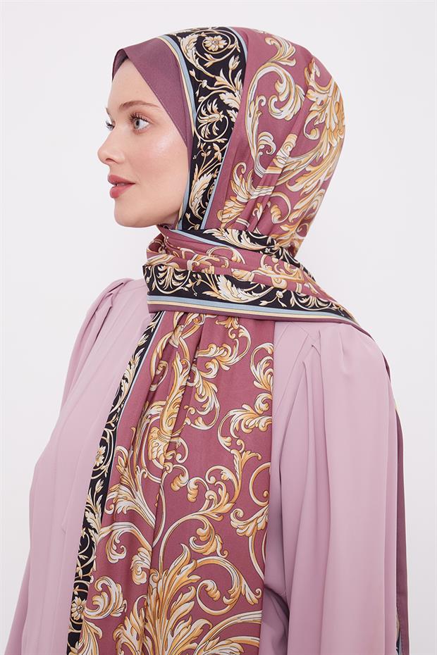 Gül Kurusu Varak Desen Love Şal