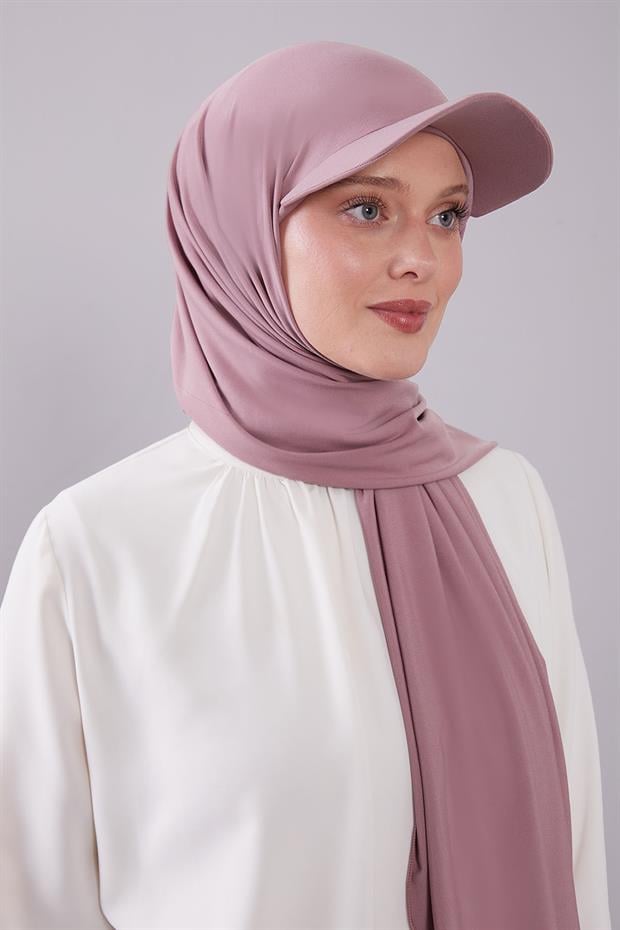 Gül Pratik Şapkalı Şal