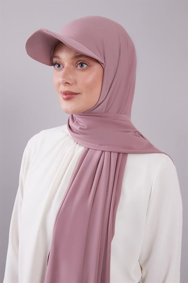Gül Pratik Şapkalı Şal