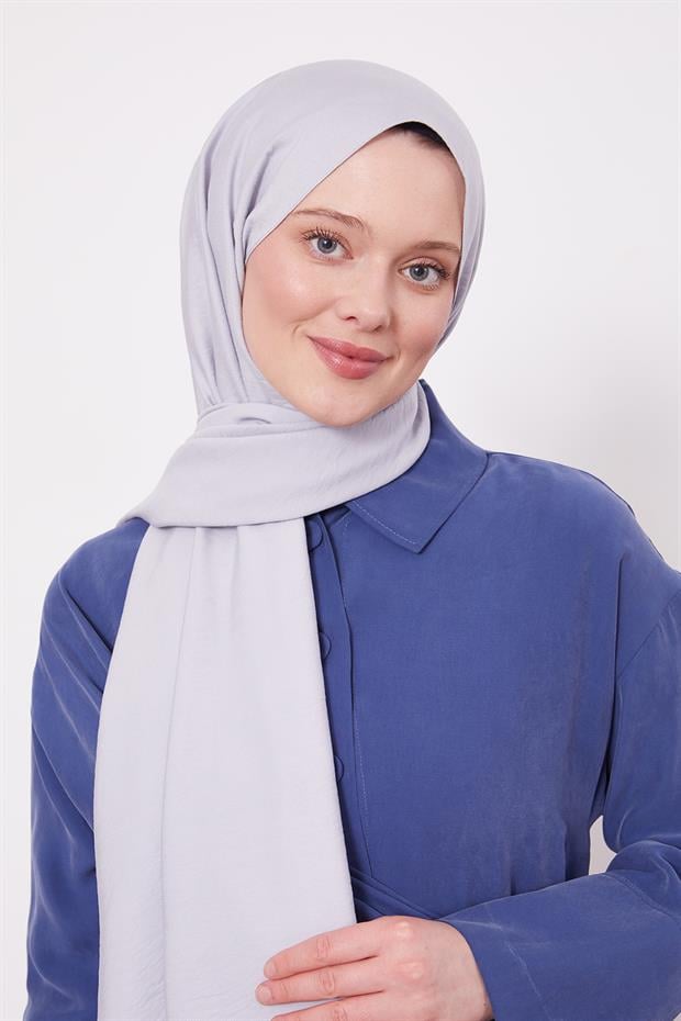 Gümüş Leola Düz Şal