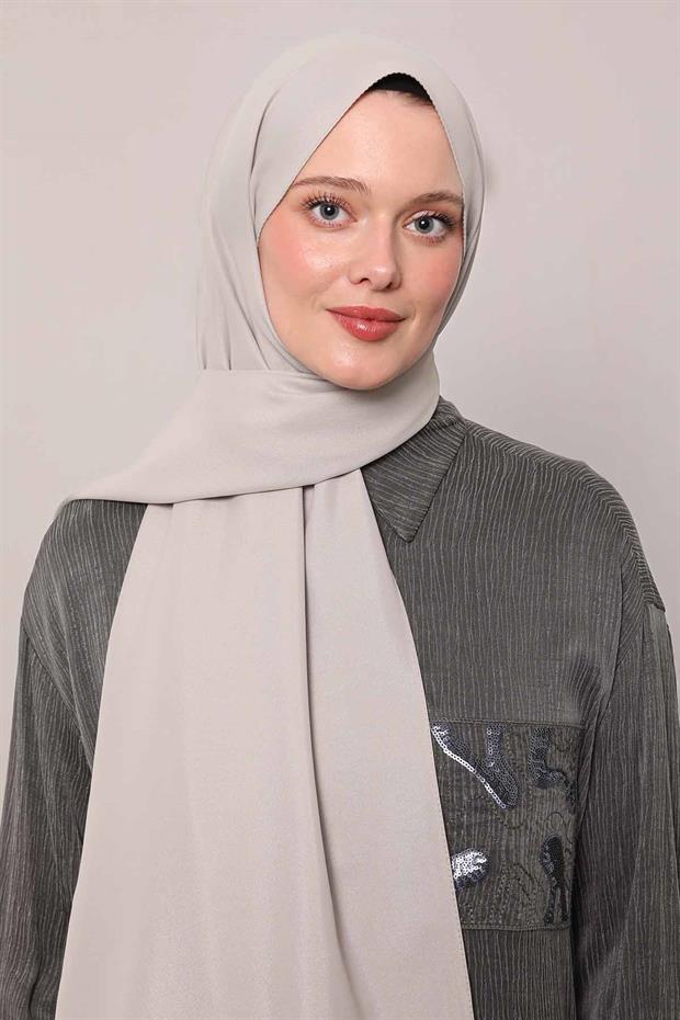 Gümüş Platinum Abiye Şal