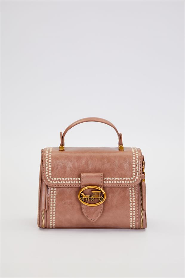 Haki Aksesuar Kilitli El Çantası