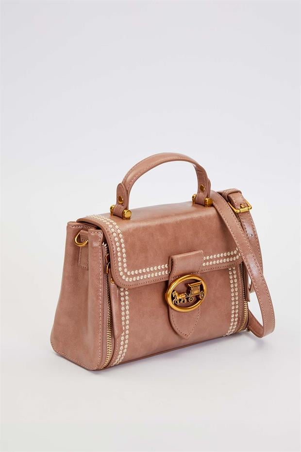 Haki Aksesuar Kilitli El Çantası