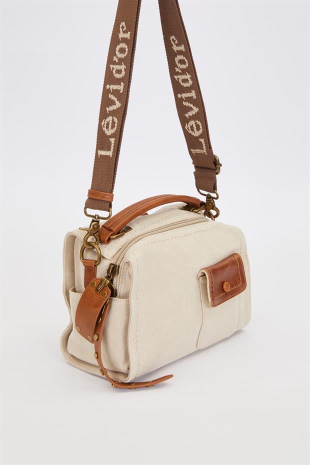 Haki Çift Askı Kullanımlı El Çantası