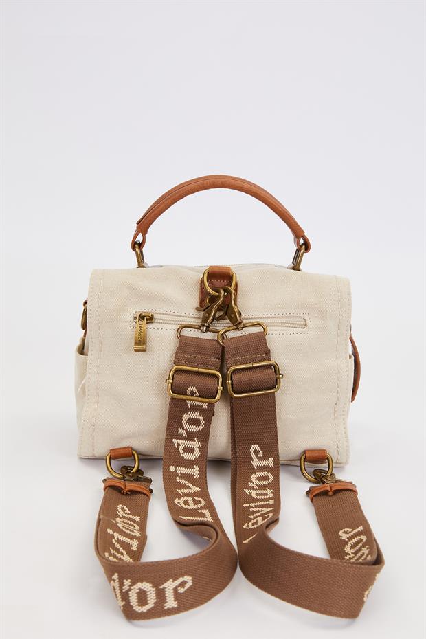 Haki Çift Askı Kullanımlı El Çantası