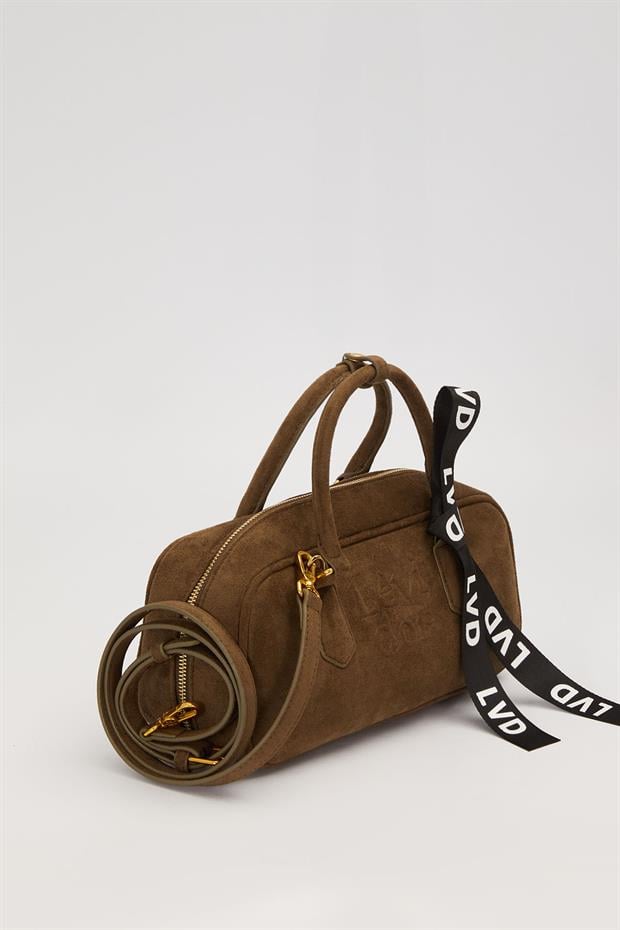 Haki Çıtçıt Askılı Omuz Çantası