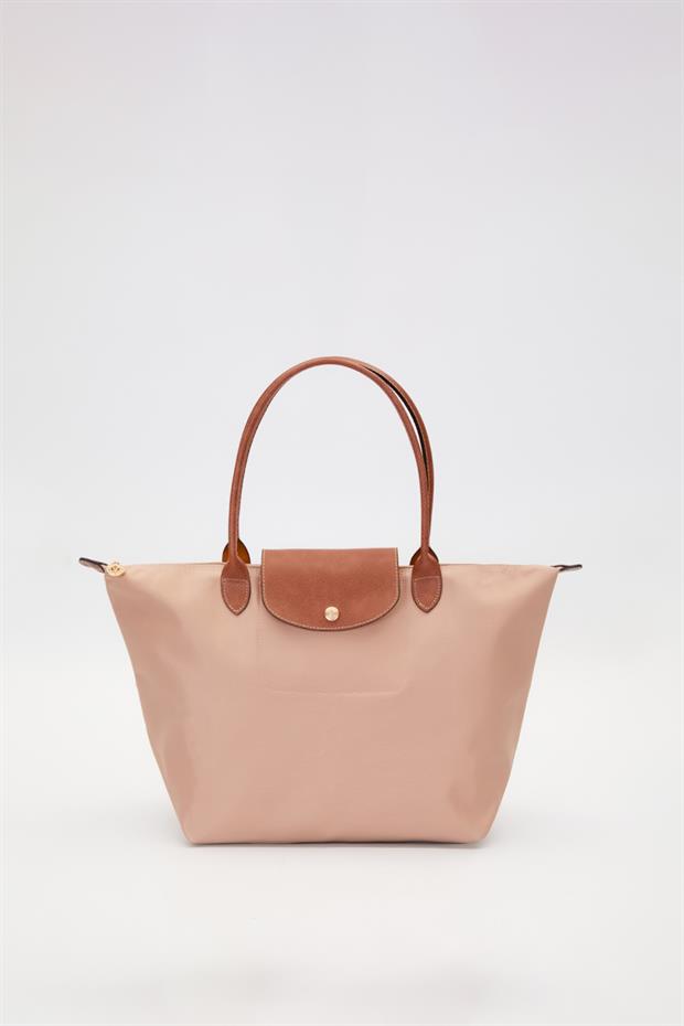 Haki Deri Askılı Tote Omuz Çantası