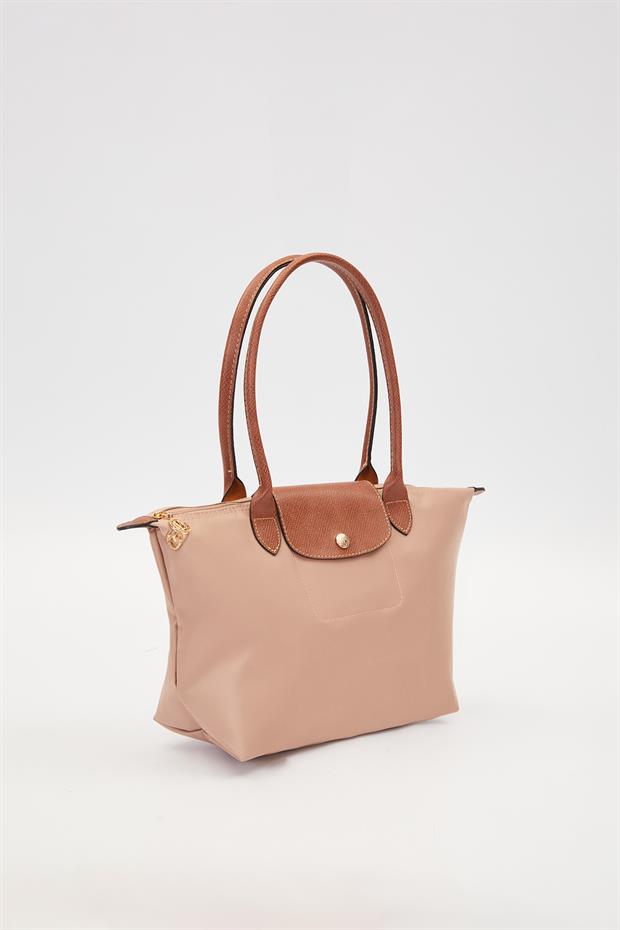 Haki Deri Kapaklı Uzun Askılı Omuz Çantası