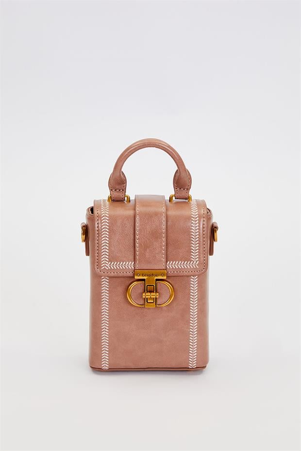 Haki Dikdörtgen Formlu El Çantası