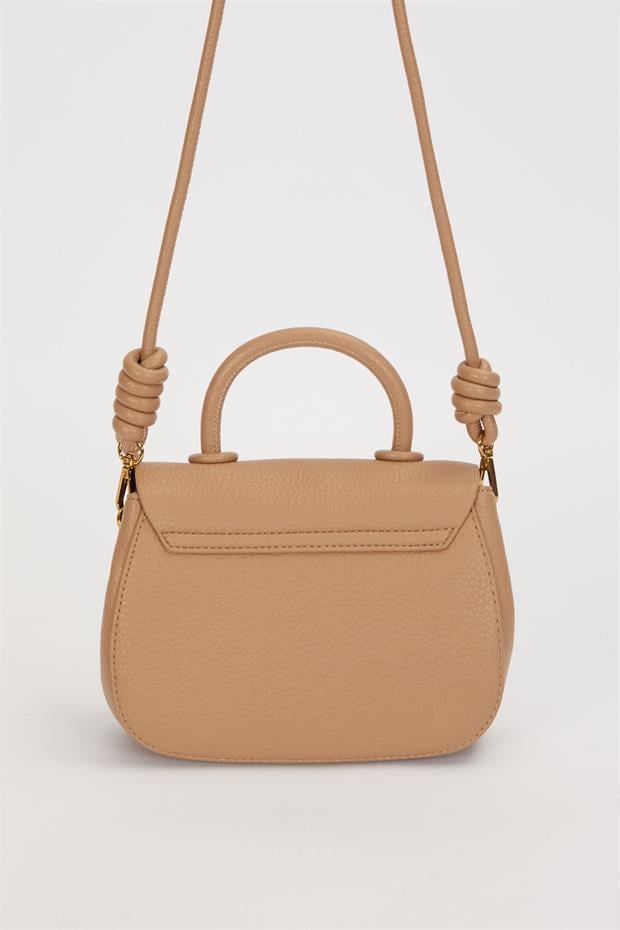 Haki Düğüm Detay Askılı Omuz Çantası