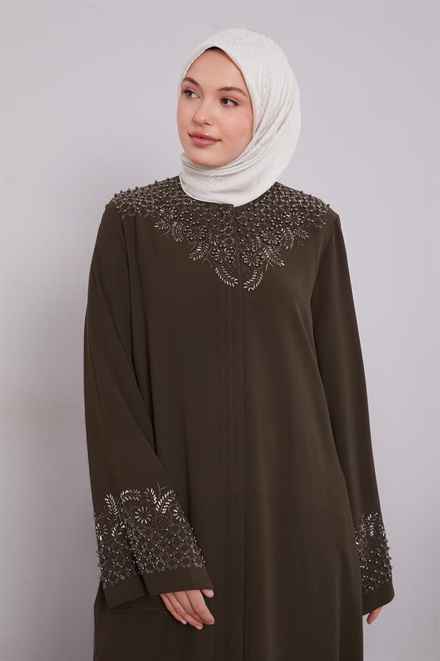 Haki Gizli Yan Cepli Ferace