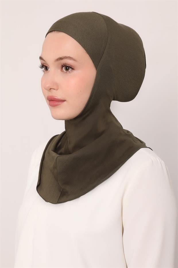 Haki Hijabchi Boyunluklu Bone