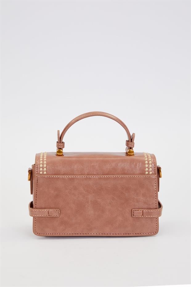 Haki İkili Kemer Görünümlü El Çantası