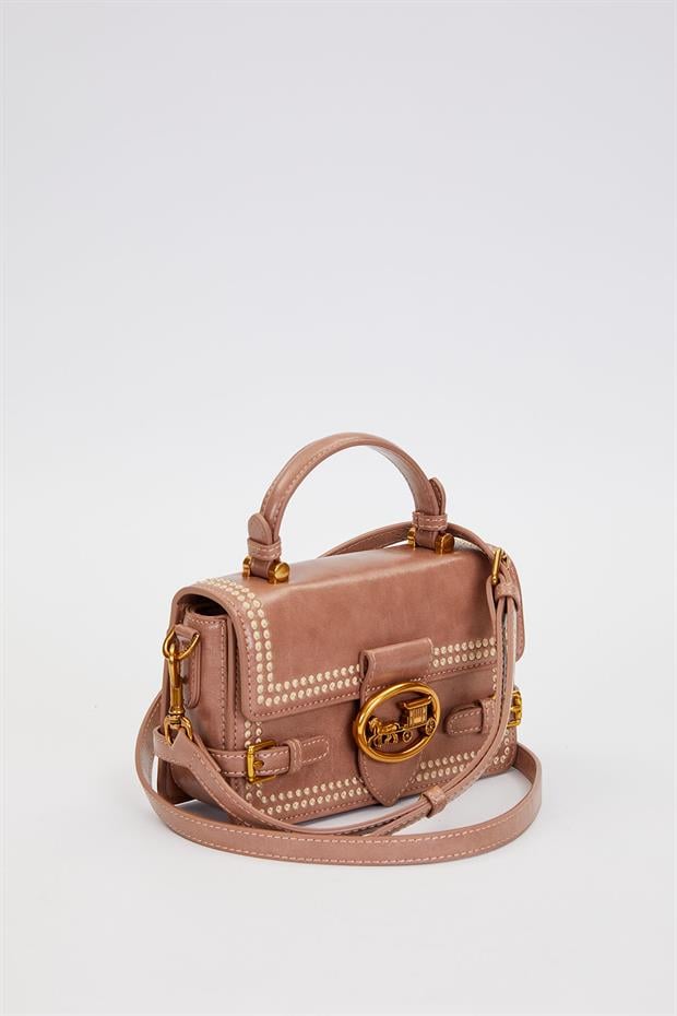 Haki İkili Kemer Görünümlü El Çantası