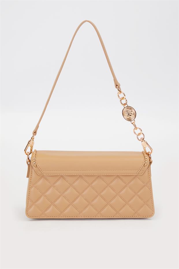 Haki Kalp Toka Detay Omuz Çantası