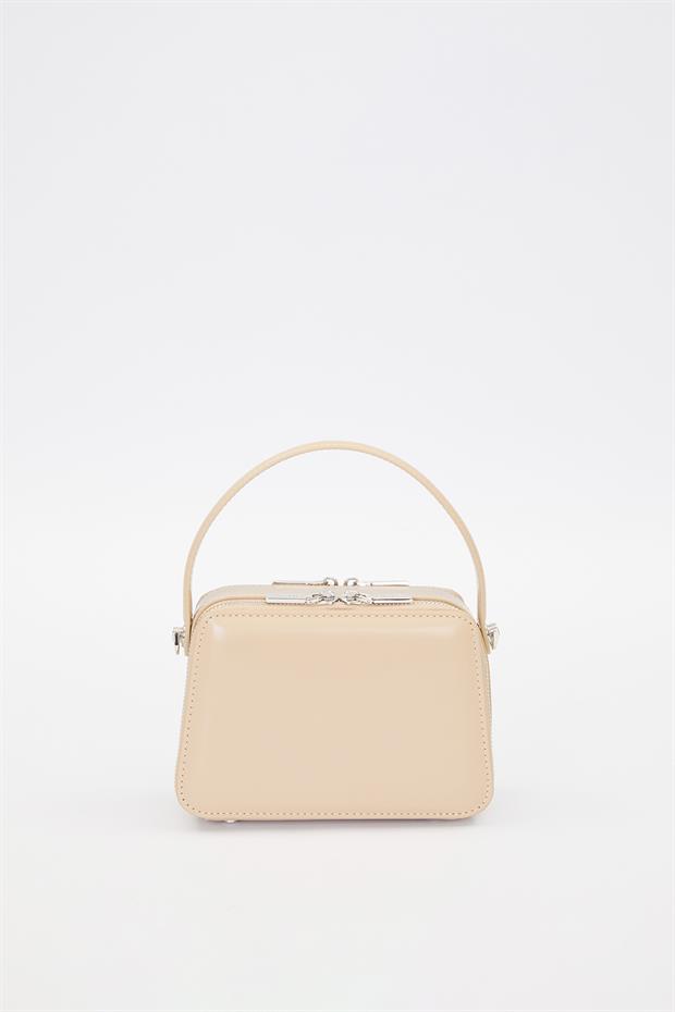 Haki Kare Bombe Görünümlü Omuz Çantası