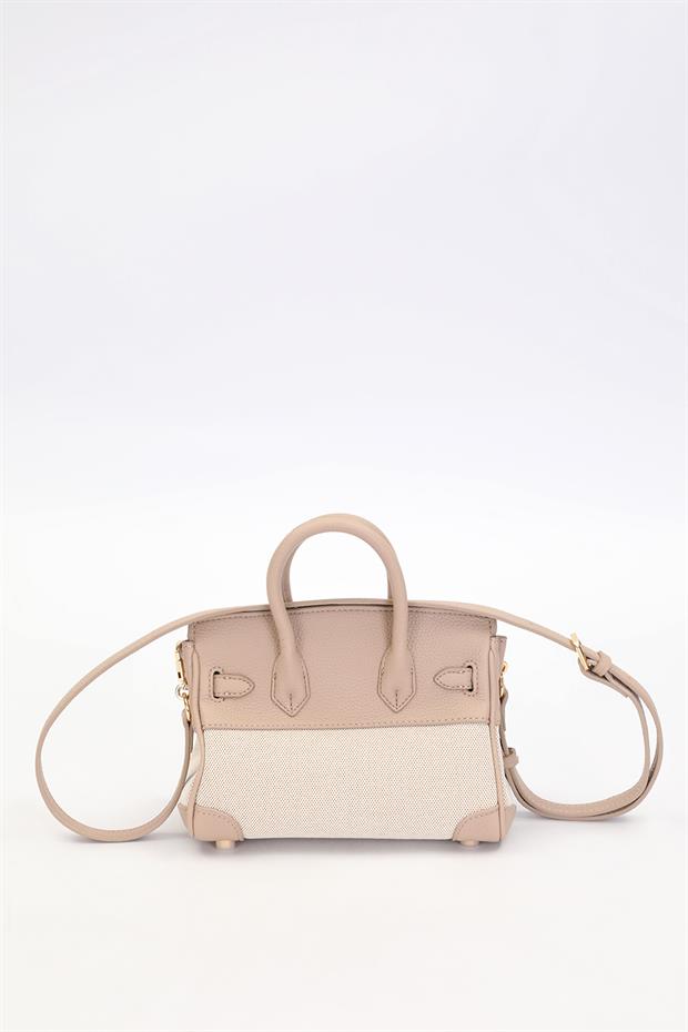 Haki Kilit Detay El Çantası