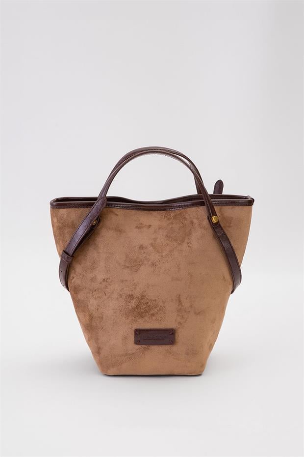 Haki Üçgen Form El Çantası