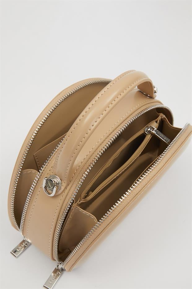 Haki Yarım Ay Model Omuz Çantası