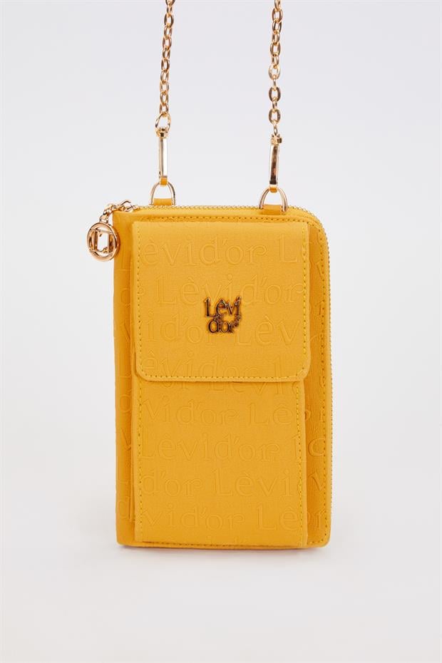 Hardal Baskı Model Zincirli Cüzdan