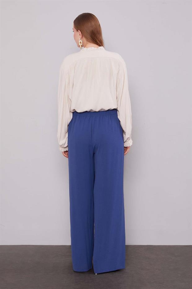 İndigo Bol Paça Aerobin Pantolon