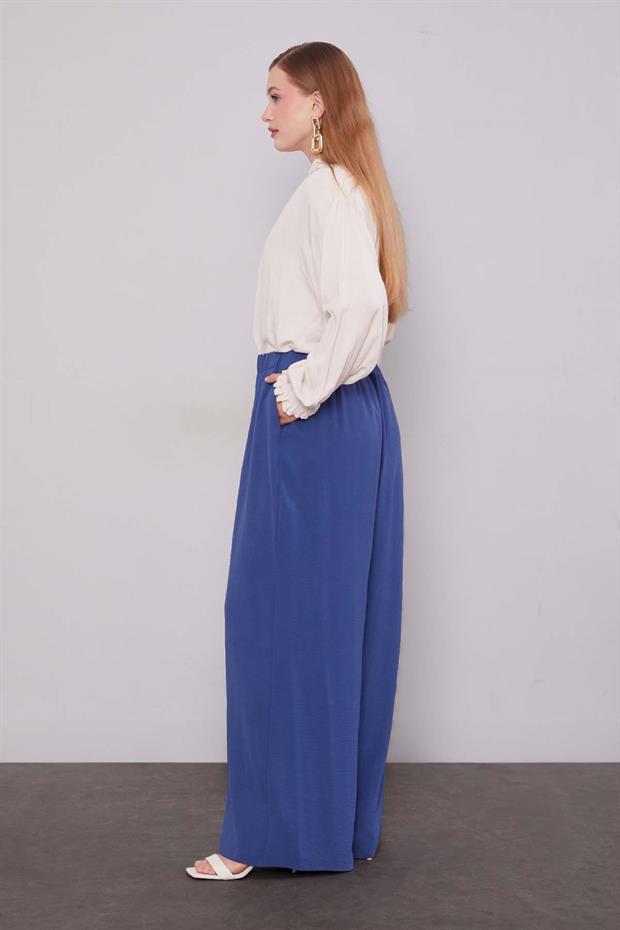 İndigo Bol Paça Aerobin Pantolon