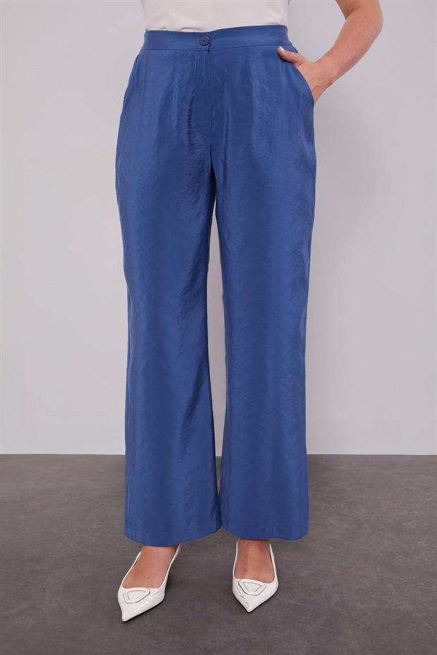 İndigo File Baskılı İkili Takım