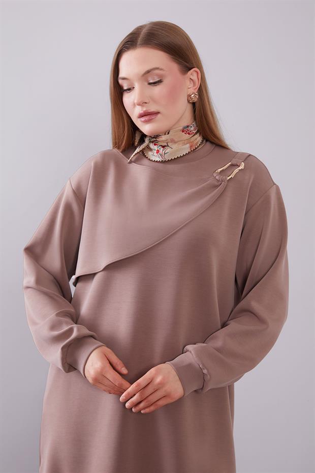 K.Vizon Omuz Aksesuar Detaylı İkili Takım