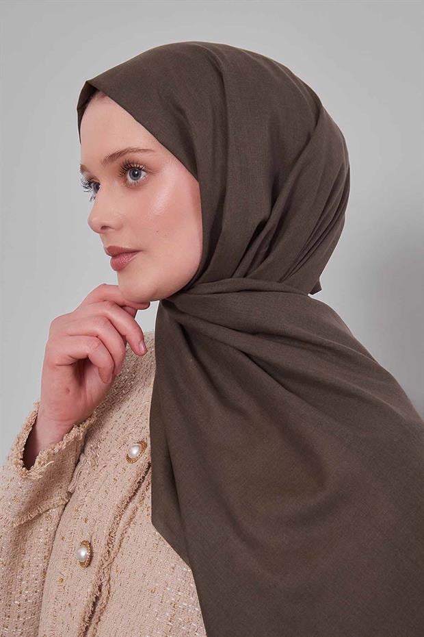 Koyu Yeşil Düz Tensel Şal