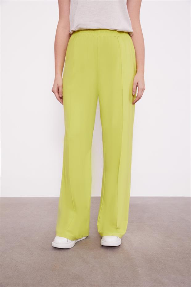 Koyu Yeşil Cepli Belden Büzgülü İkili Takım