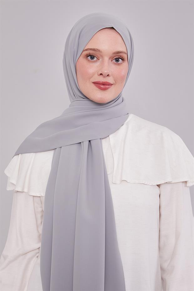 K.Gri Düz Trend Şal