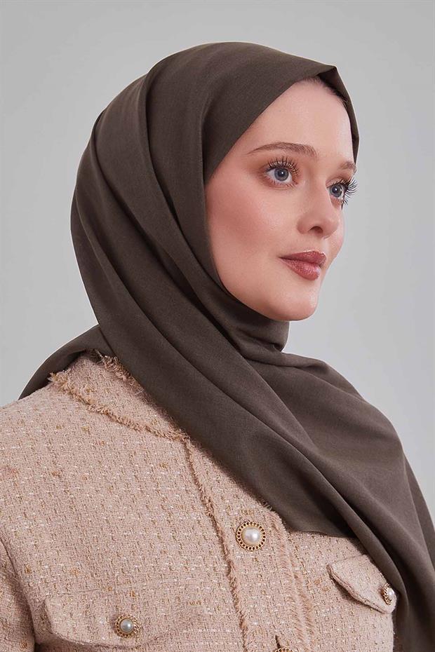 Koyu Yeşil Düz Tensel Şal