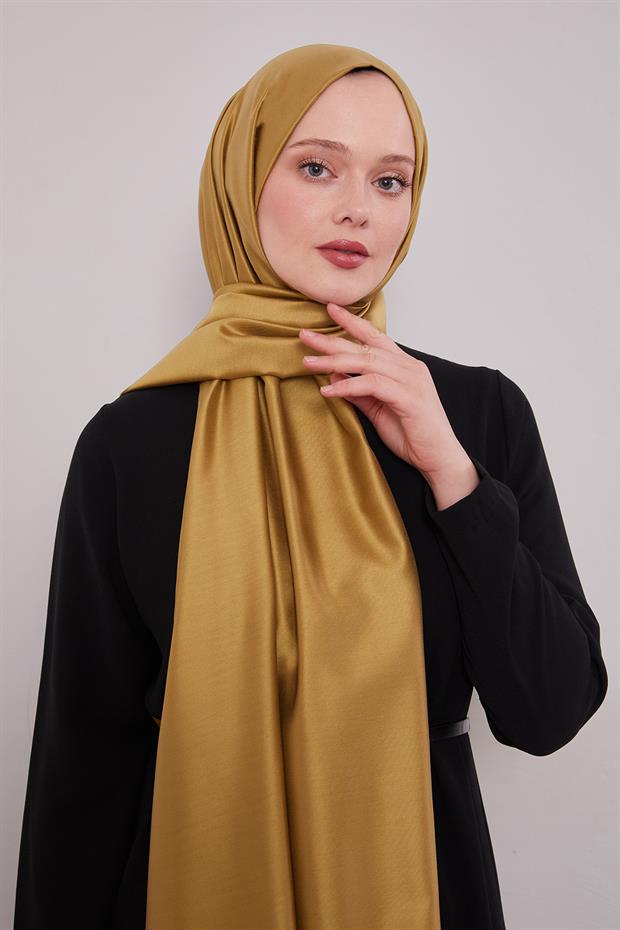 Koyu Yeşil İpek Şal