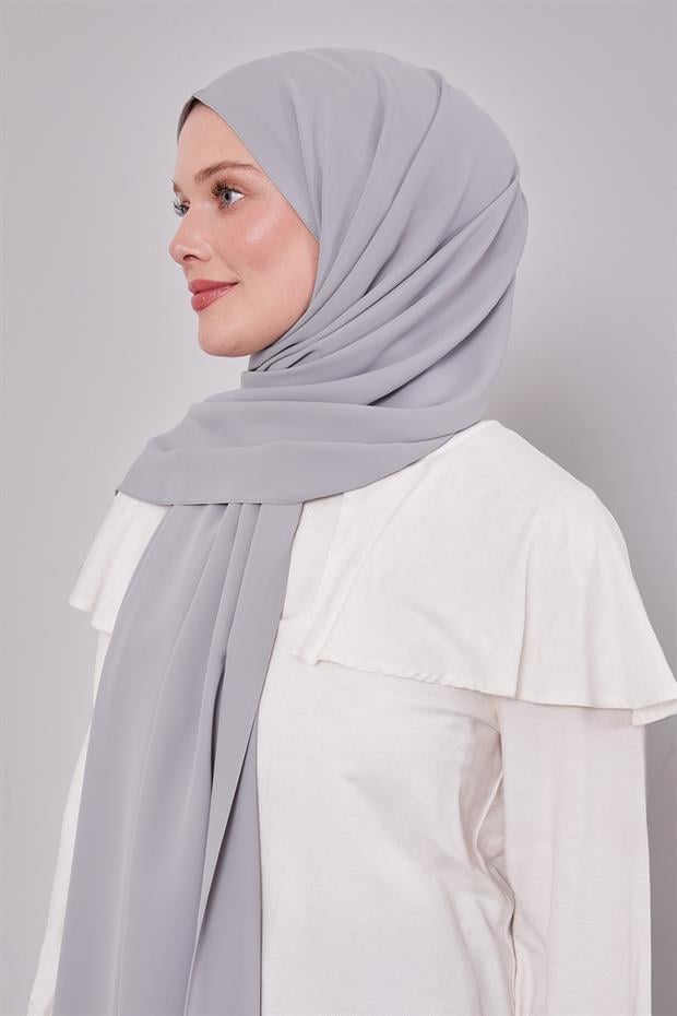 K.Gri Düz Trend Şal
