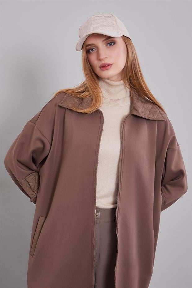 K.Taş Kol Kapitone Detaylı Kap