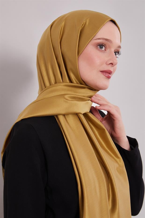 Koyu Yeşil İpek Şal