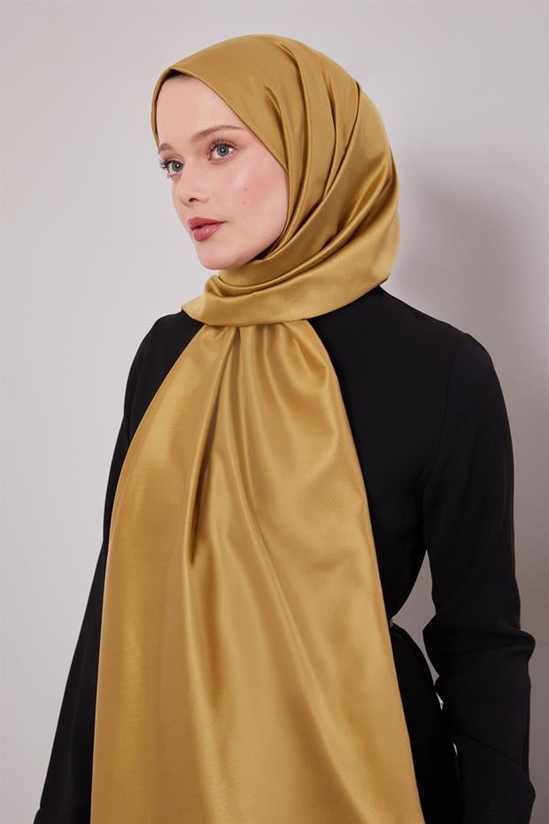 Koyu Yeşil İpek Şal