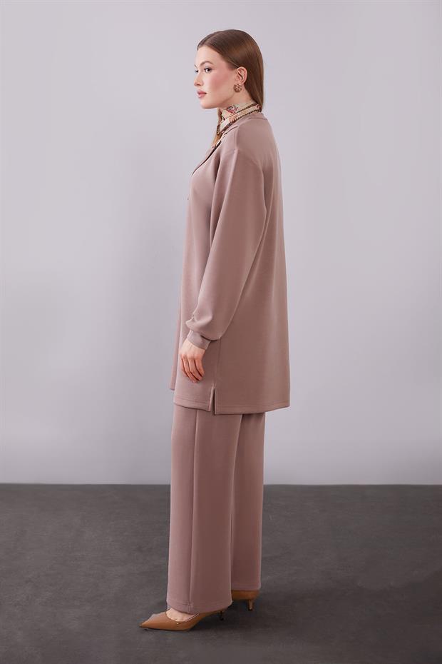 K.Vizon Omuz Aksesuar Detaylı İkili Takım