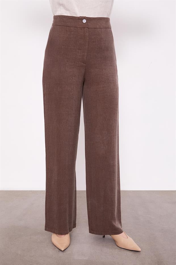 Kahve Çift Renkli İkili Takım