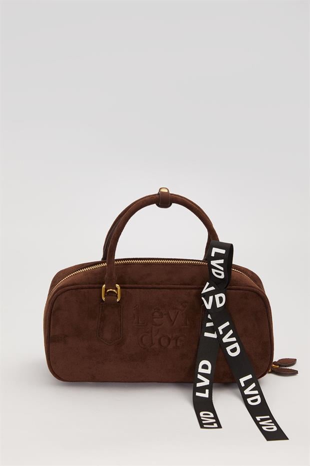 Kahve Çıtçıt Askılı Omuz Çantası