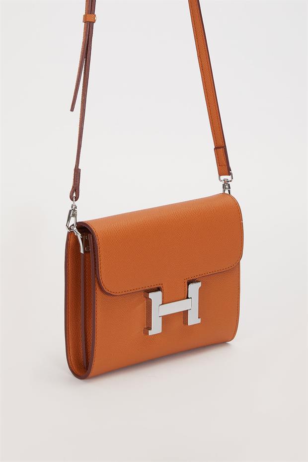 Kahve Düz Form Omuz Çantası