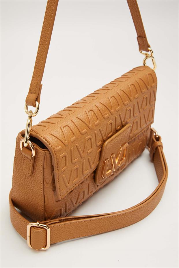 Kahve LVD Dokulu Omuz Çantası