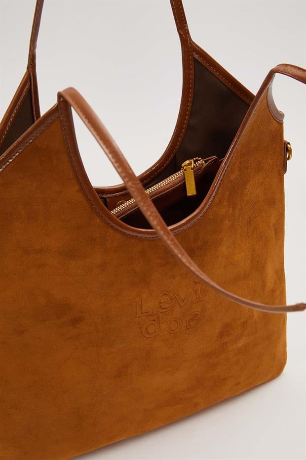 Kahve LVD İp Askılı Omuz Çantası