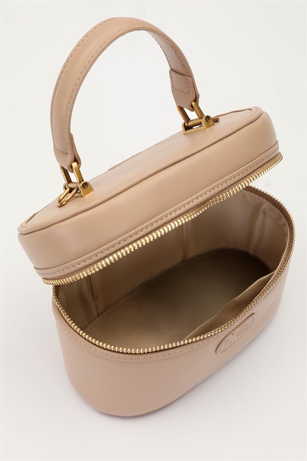 Kahve Elips Model El Çantası