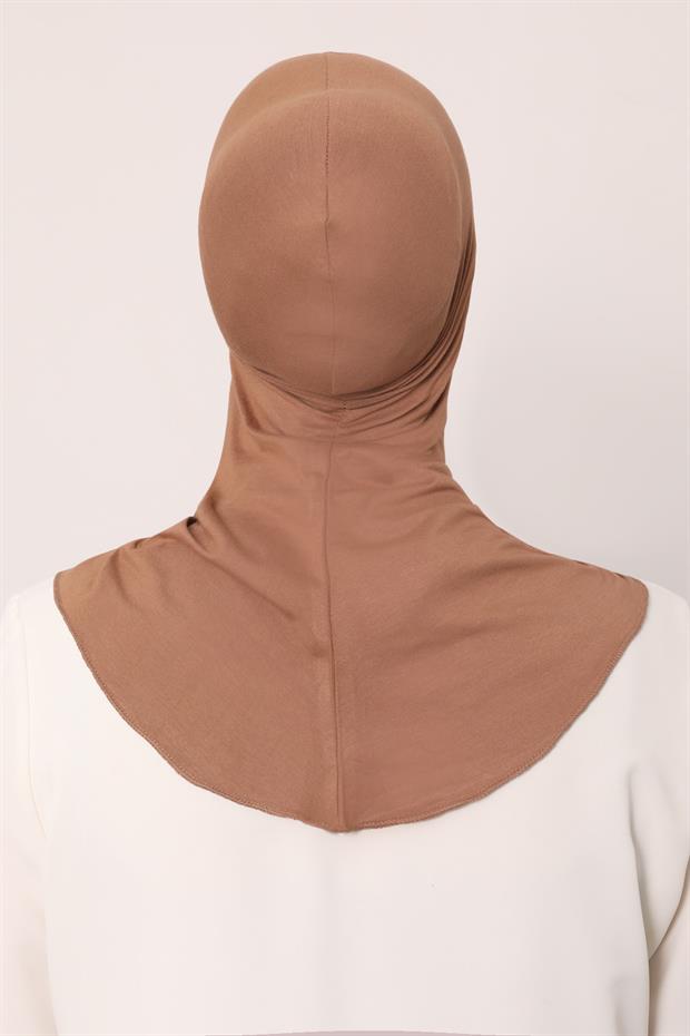 Karamel Hijabchi Boyunluklu Bone