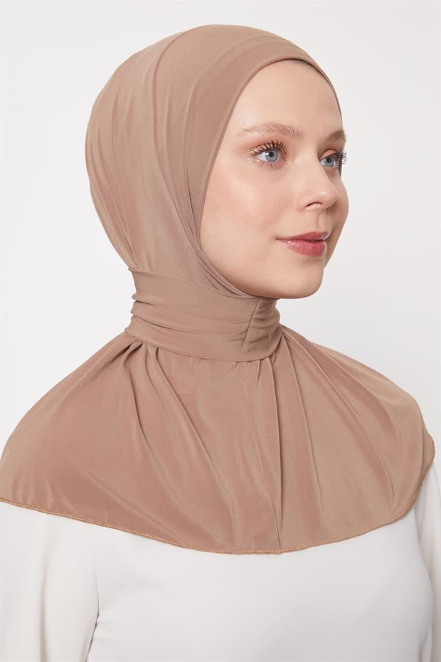 Karamel Pratik Spor Çıtçıt Şal Bone