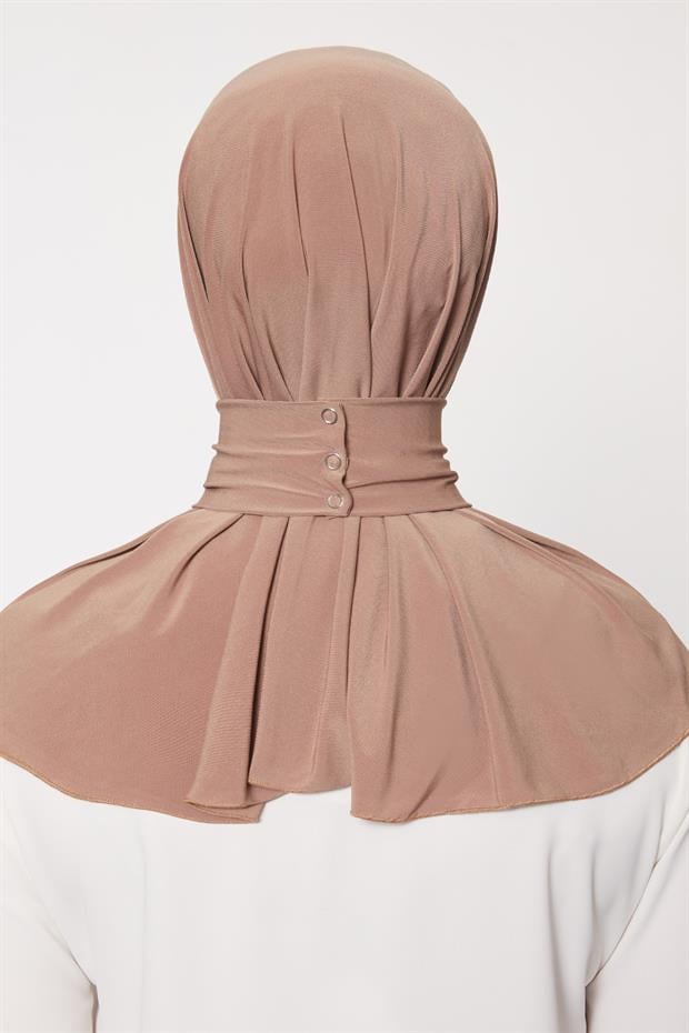 Karamel Pratik Spor Çıtçıt Şal Bone