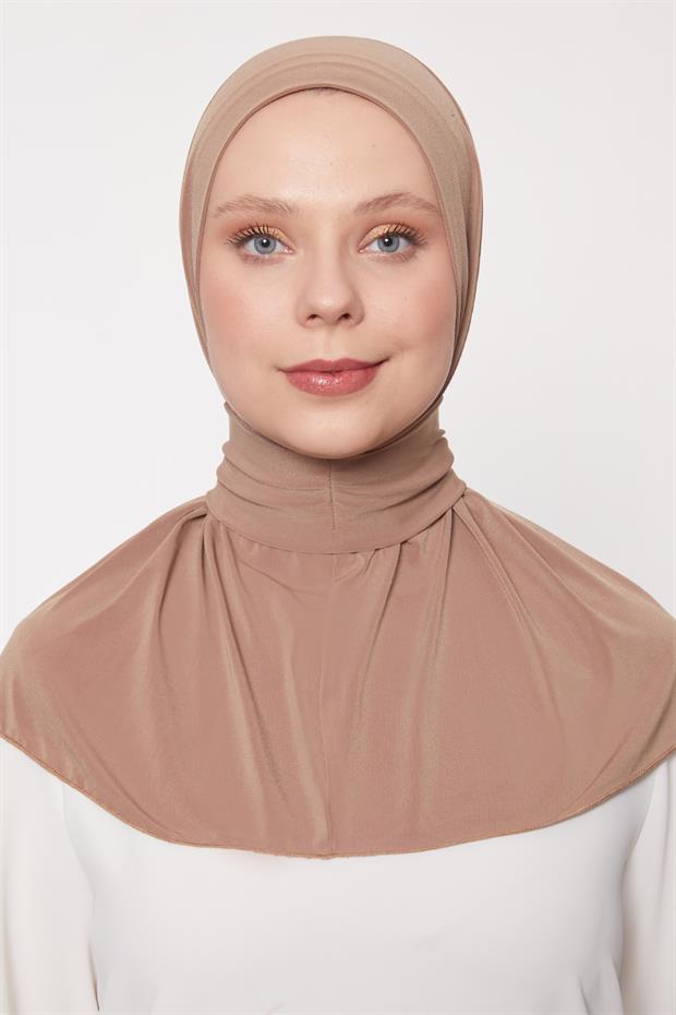 Karamel Pratik Spor Çıtçıt Şal Bone