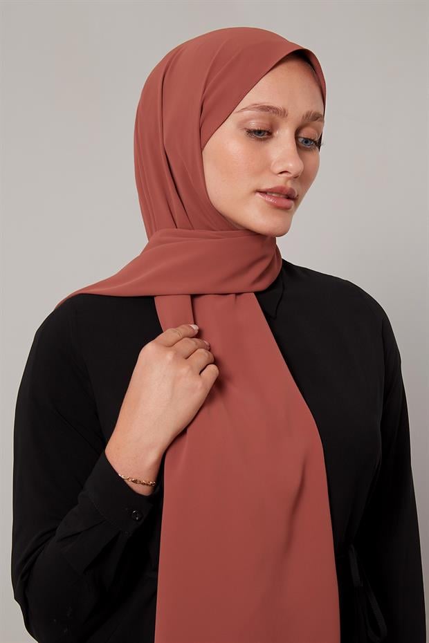 Kiremit Düz Trend Şal